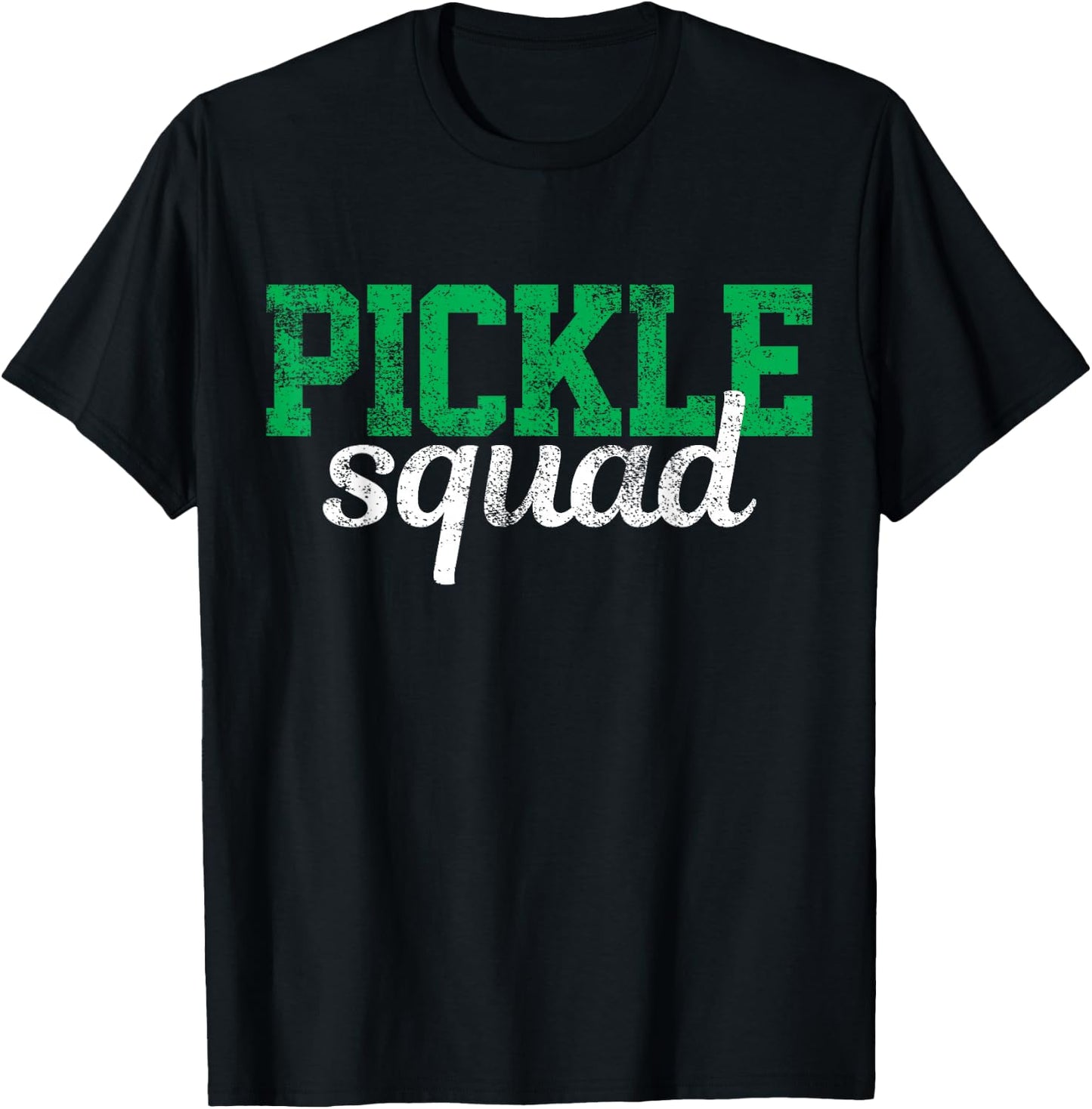 Pickle Squad Vegetables Vegan Gift T-Shirt - T-Shirt | Black