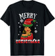 Black African American Merry Christmas Melanin Women Santa T-Shirt - T-Shirt | Black