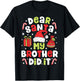 Dear Santa My Brother Did It Funny Christmas Girls Kids Boys T-Shirt - T-Shirt | Black
