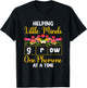Science of Reading Helping Little Minds Grow Phonics T-Shirt - T-Shirt | Black