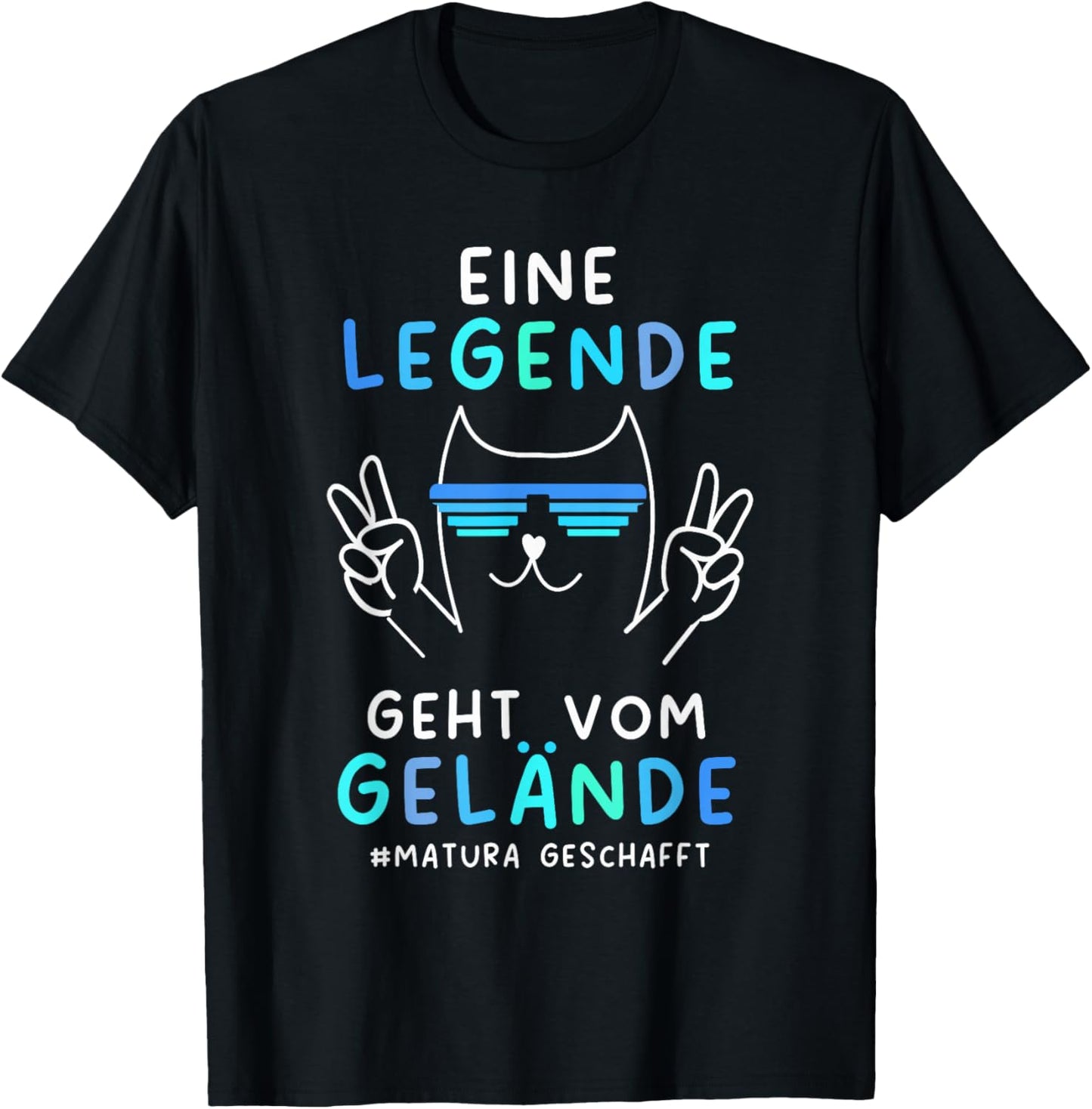 Matura Geschafft 2026 Maturaabschluss T-Shirt - T-Shirt | Black