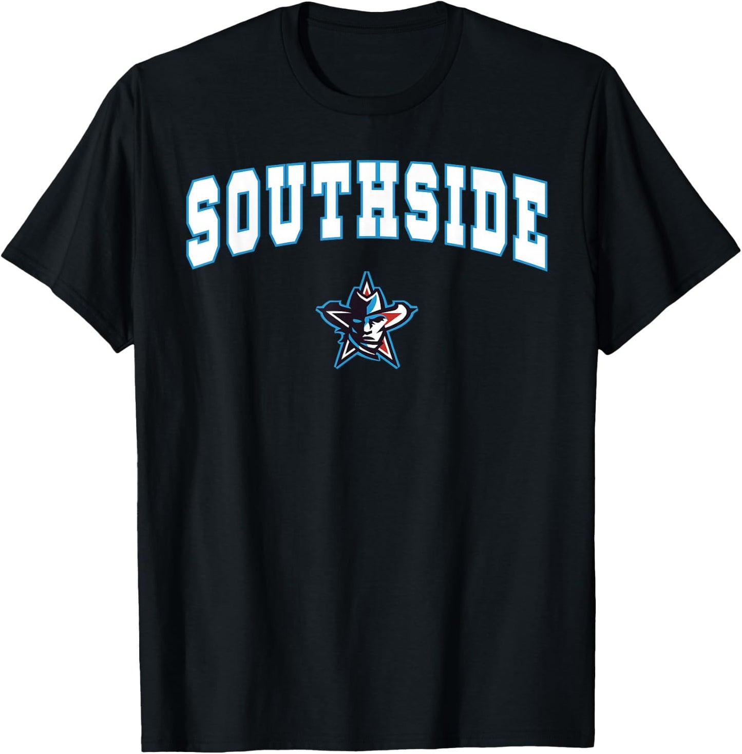 Southside High School Blue Mavericks T-Shirt - T-Shirt | Black
