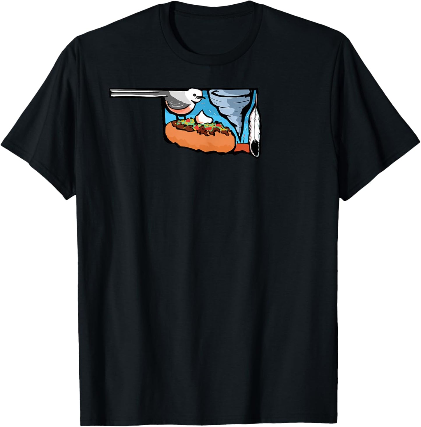 Threadless Nathan W. Pyle Oklahoma Graphic T-Shirt - T-Shirt | Black