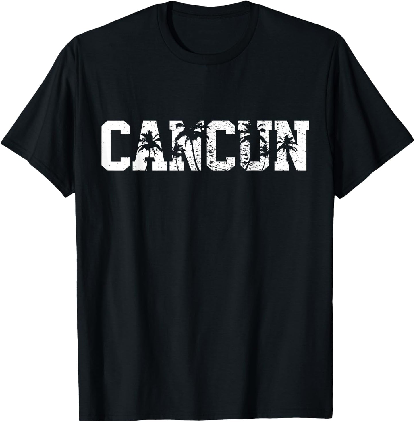 Cancun Mexico Summer Vacation T-Shirt - T-Shirt | Black