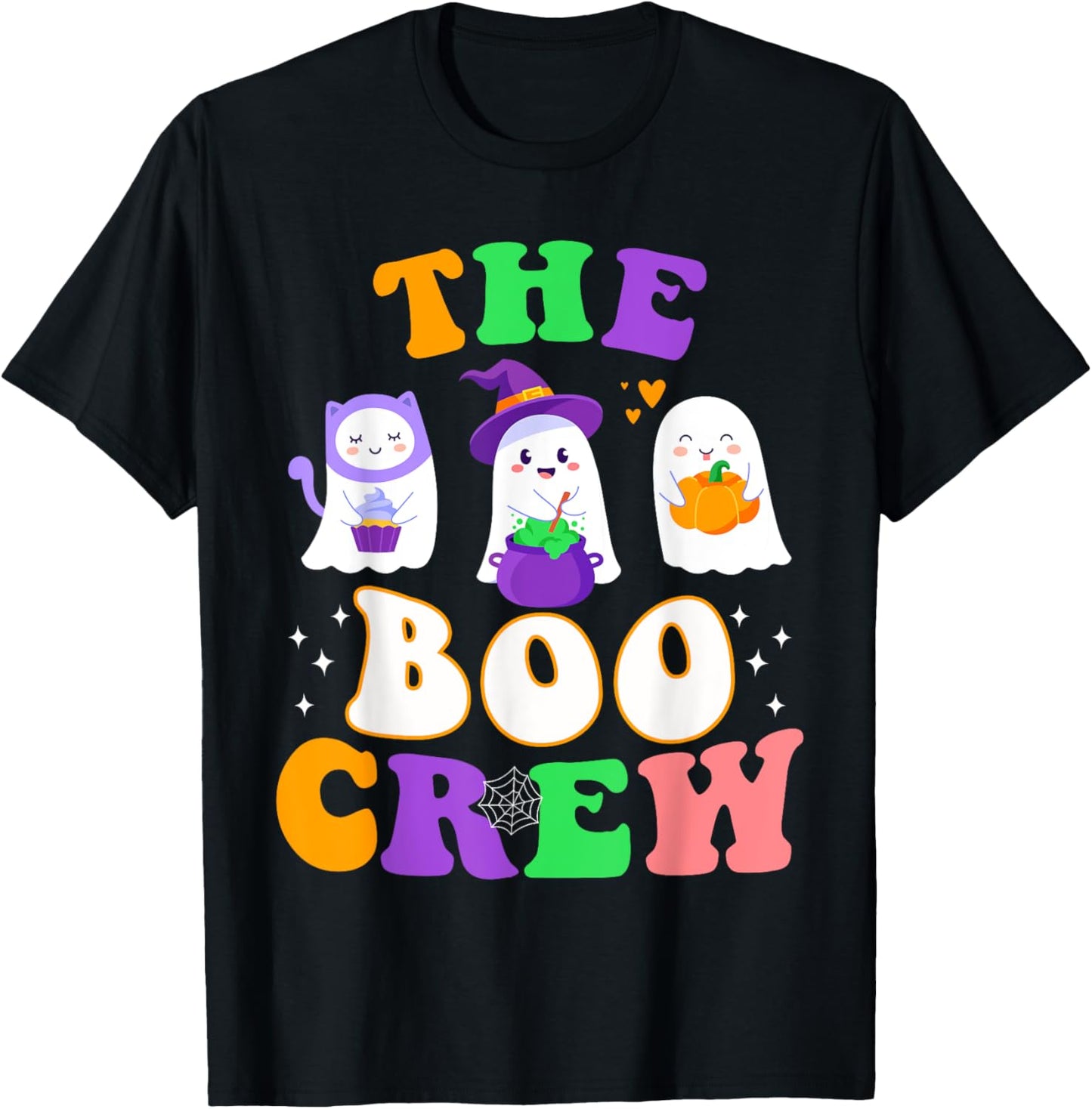 Halloween The Boo Crew for Kids & Adults - Trick or Treating T-Shirt - T-Shirt | Black