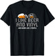 I Like Beer & Vinyl Shirt. Funny Vinyl Record Music Gift T-Shirt - T-Shirt | Black