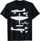 Junkers Ju 87 Stuka German WW2 Bomber Luftwaffe Airplane T-Shirt - T-Shirt | Black