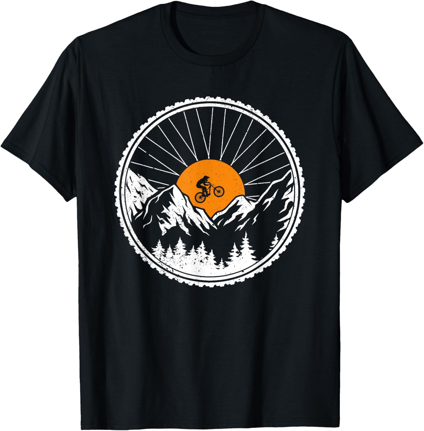 Mountain Bike Clothing MTB Cycling Mountain Biking T-Shirt - T-Shirt | Black