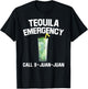 Tequila Emergency Mexican Fiesta Funny Cinco de Mayo Gift T-Shirt - T-Shirt | Black