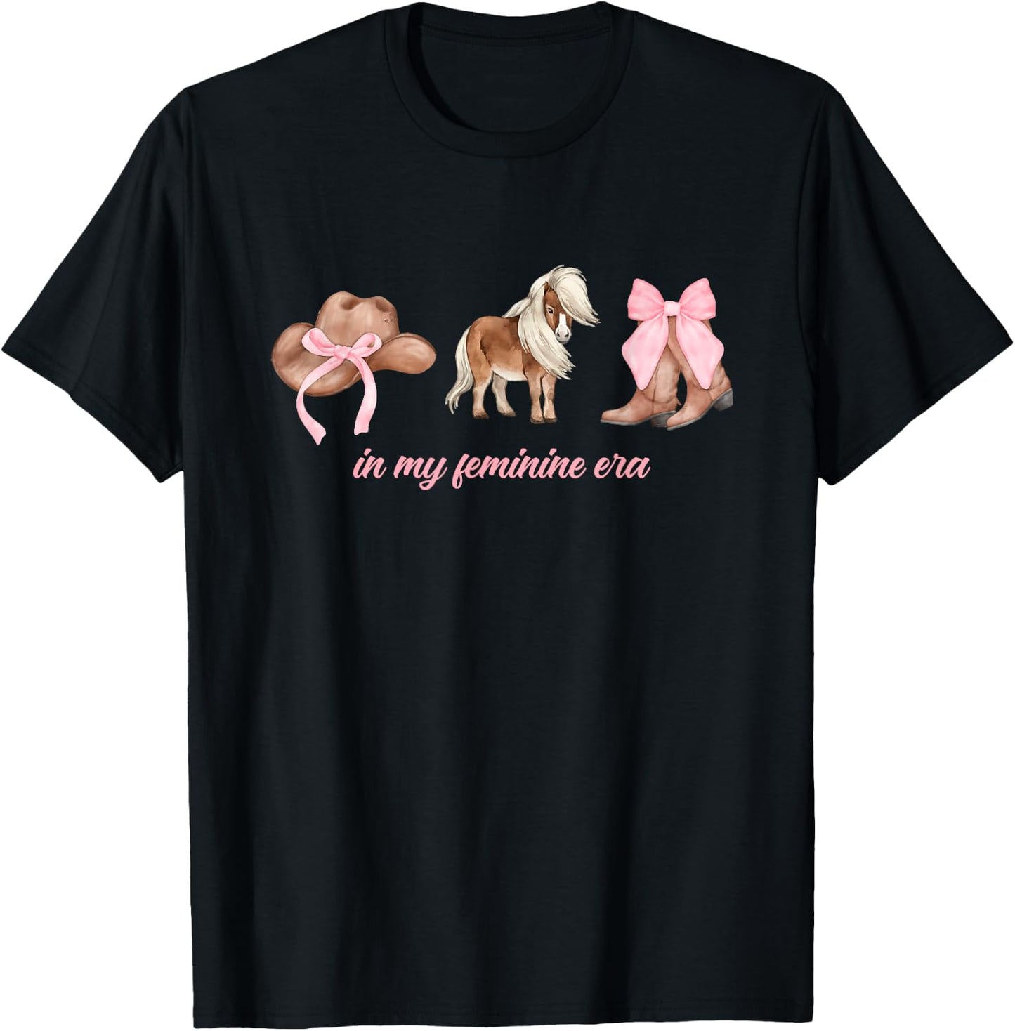 In My Feminine Era Apparel T-Shirt - T-Shirt | Black