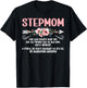 Stepmom Definition Stepmother Stepmama Step Mom Step Mama T-Shirt - T-Shirt | Black