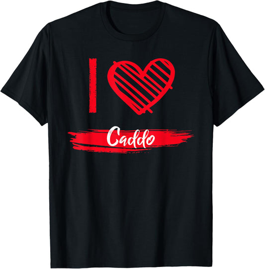 I Love CADDO County I Heart CADDO T-Shirt - T-Shirt | Black