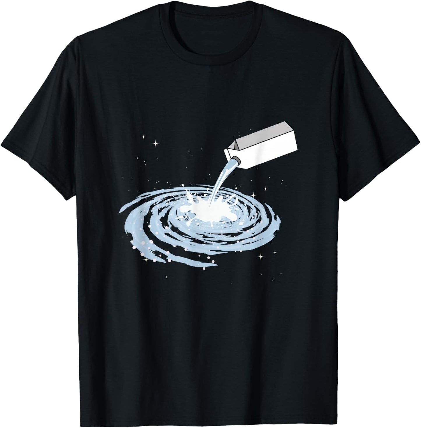 Cute Milky Way Galaxy Outer Space T-Shirt - T-Shirt | Black
