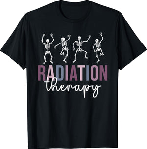 Radiation Therapy Funny Radiation Therapist T-Shirt - T-Shirt | Black
