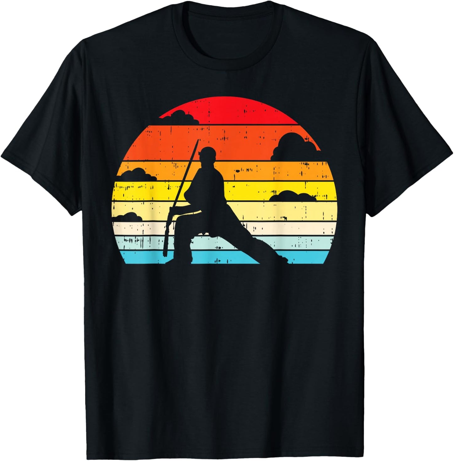 Shaolin Kung Fu Forward Pose Retro Chinese Martial Arts Gift T-Shirt - T-Shirt | Black