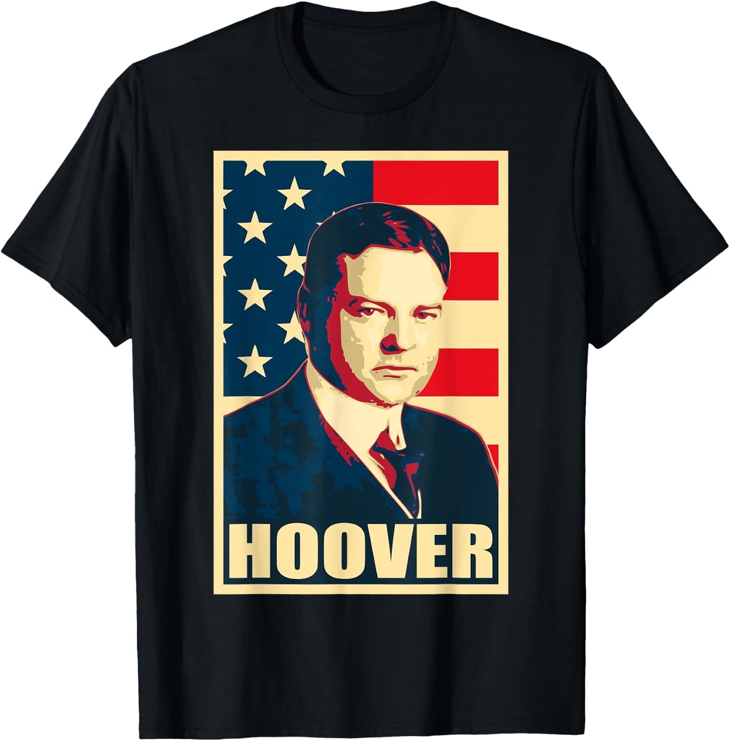 President Herbert Hoover. American conservative T-Shirt - T-Shirt | Black