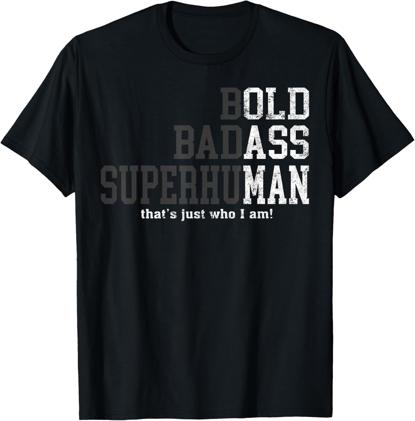 Funny Old Man Saying Gag Gift Birthday for Dad Fathers Day T-Shirt - T-Shirt | Black