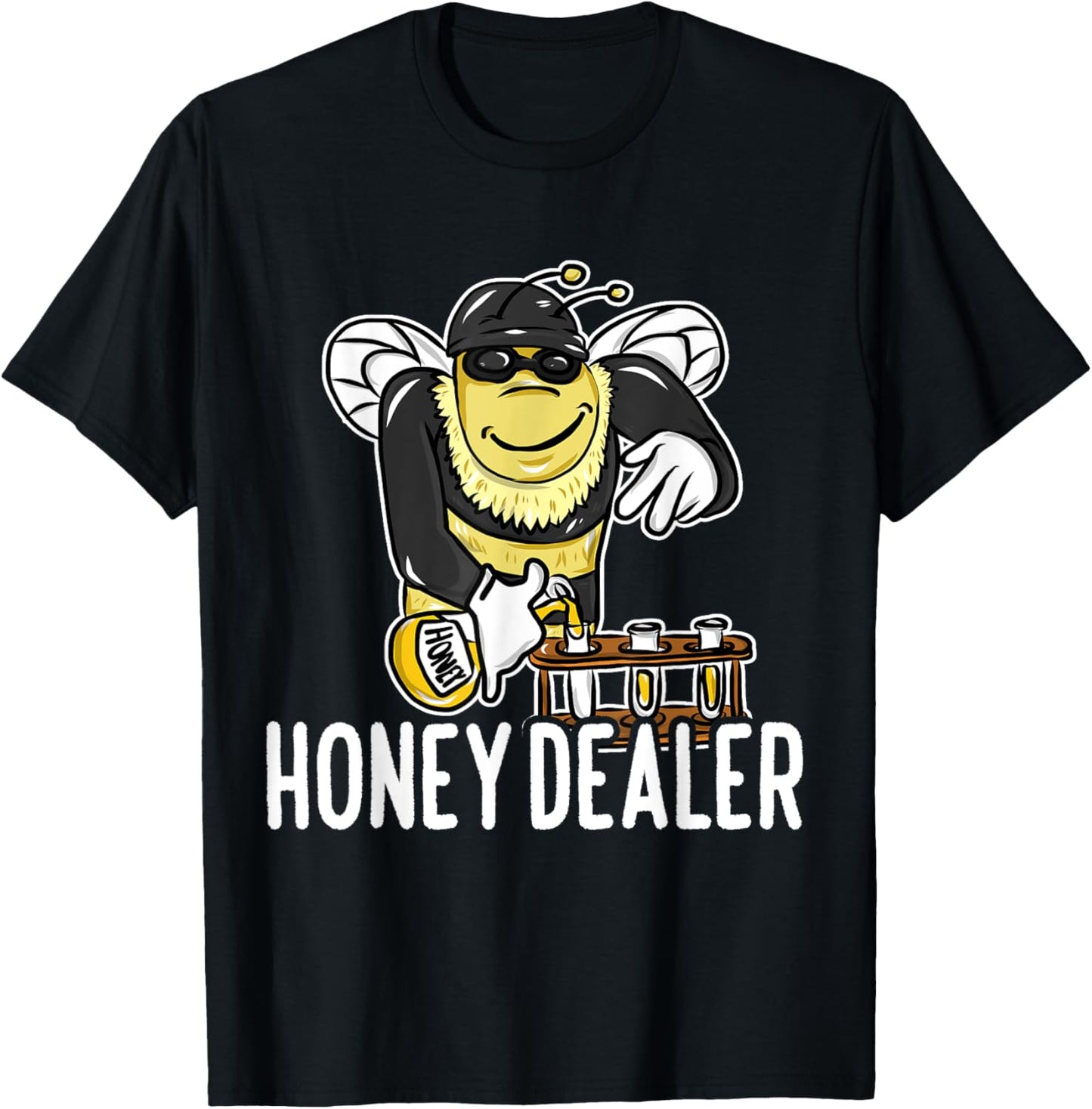 Honey Dealer For Beekeepers Bee Funny T-Shirt - T-Shirt | Black