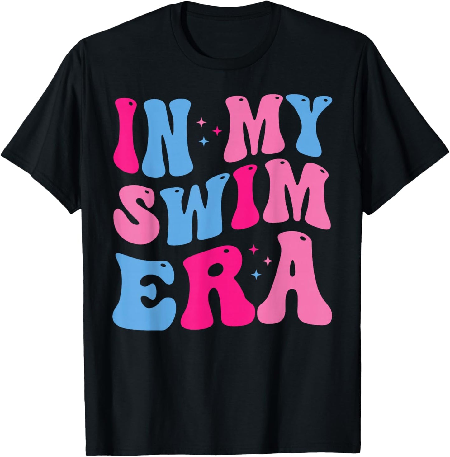 Retro In My Swim Era Swimming Swimmers Women Men Kids T-Shirt - T-Shirt | Black