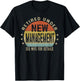 Retirement Men Vintage Retired Under New Management See Wife T-Shirt - T-Shirt | Black