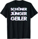 Schöner Jünger Geiler, Backprint Mallorca Malle Party Glitch T-Shirt - T-Shirt | Black
