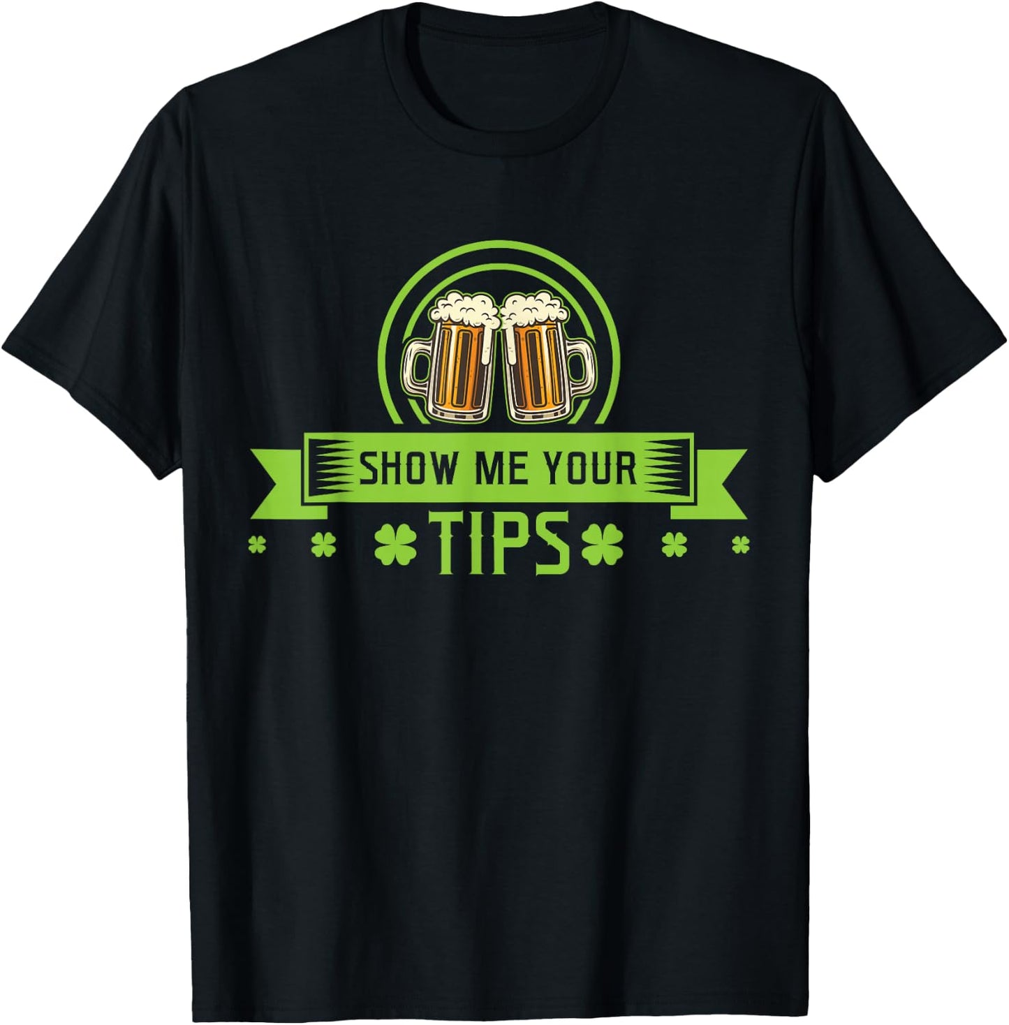 St Patricks Day Bartender T-Shirt - T-Shirt | Black
