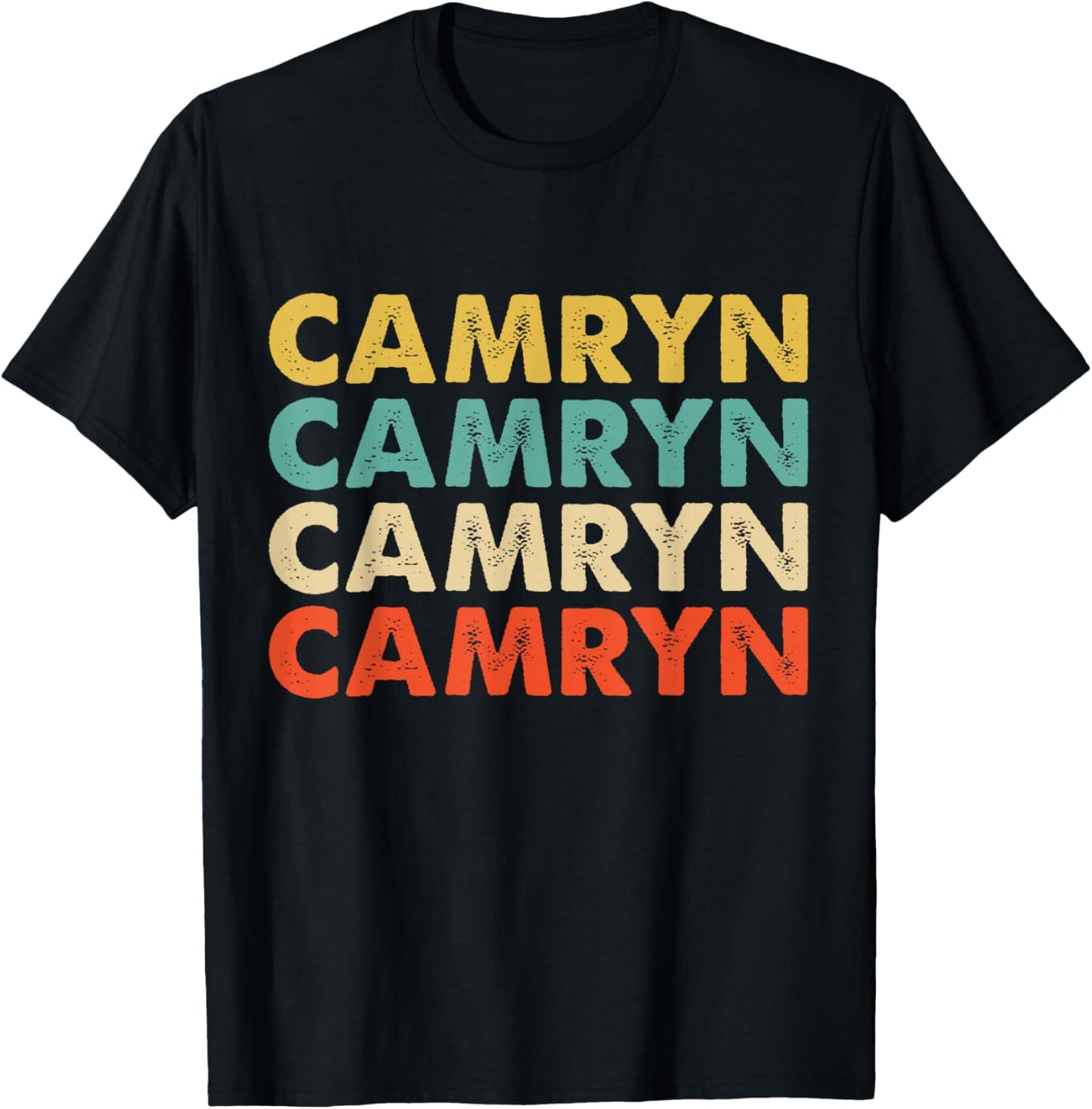 Camryn Name T-Shirt - T-Shirt | Black
