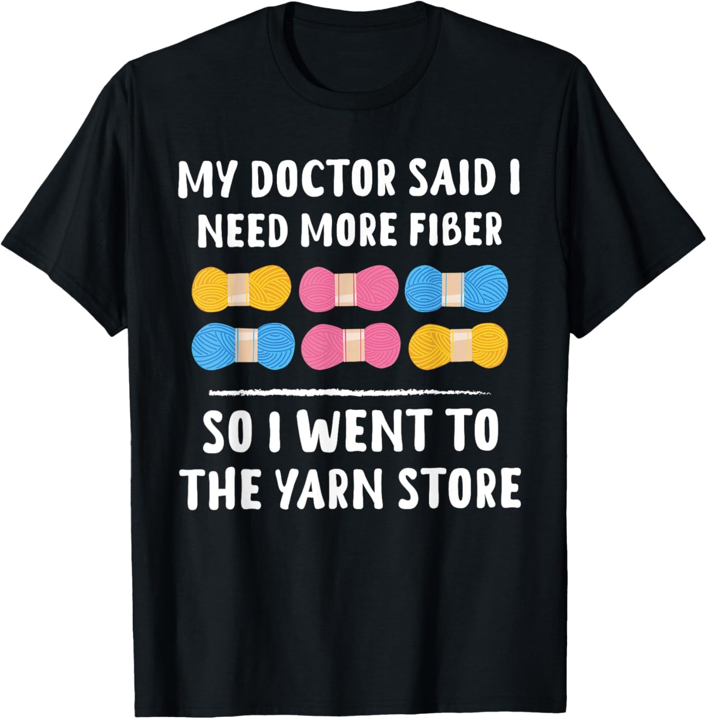 Funny Crochet Crocheting Gifts Crocheter Knitting T-Shirt - T-Shirt | Black
