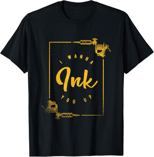 Tattoo Quotes - Men's Tattoo Artist Gift - Black - Small - Short Sleeve - Classic Fit - Cotton 65%, Polyester 35% T-Shirt - T-Shirt | Black