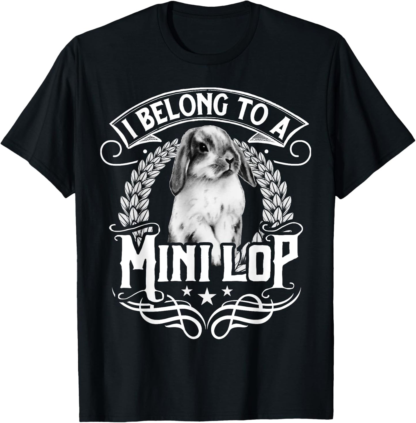 I Belong To A Mini Lop T-Shirt - T-Shirt | Black