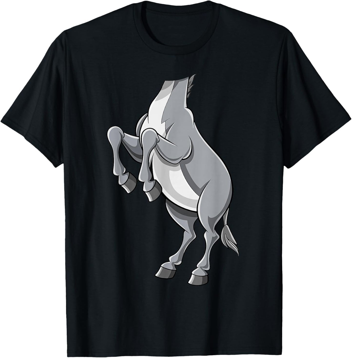 Donkey Shirt Adult Kids Men Women Donkey Costume T-Shirt - T-Shirt | Black