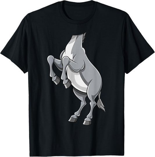 Donkey Shirt Adult Kids Men Women Donkey Costume T-Shirt - T-Shirt | Black