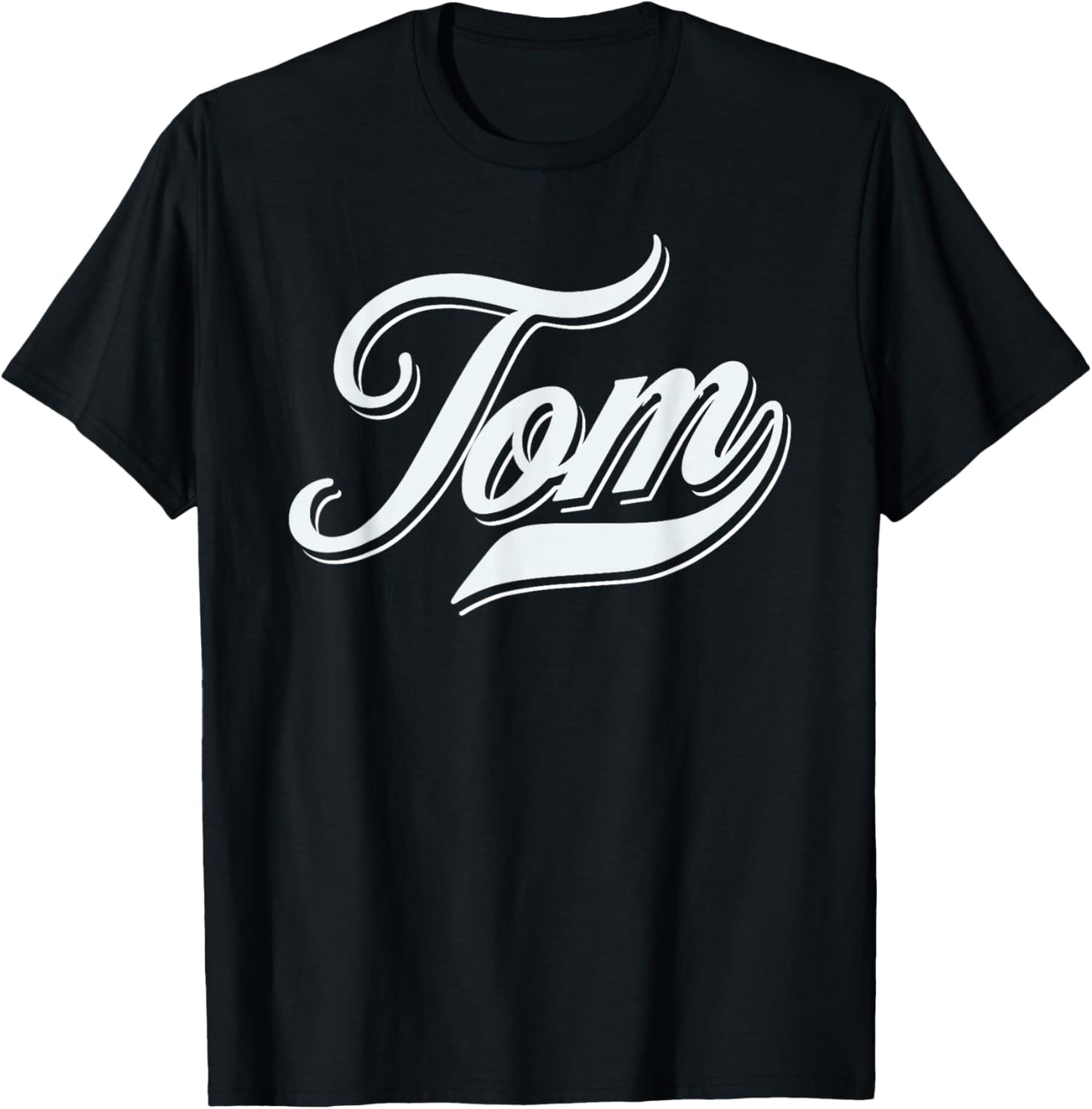 Man Boys Funny Funny Gift First Name For Tom , Black, S T-Shirt - T-Shirt | Black