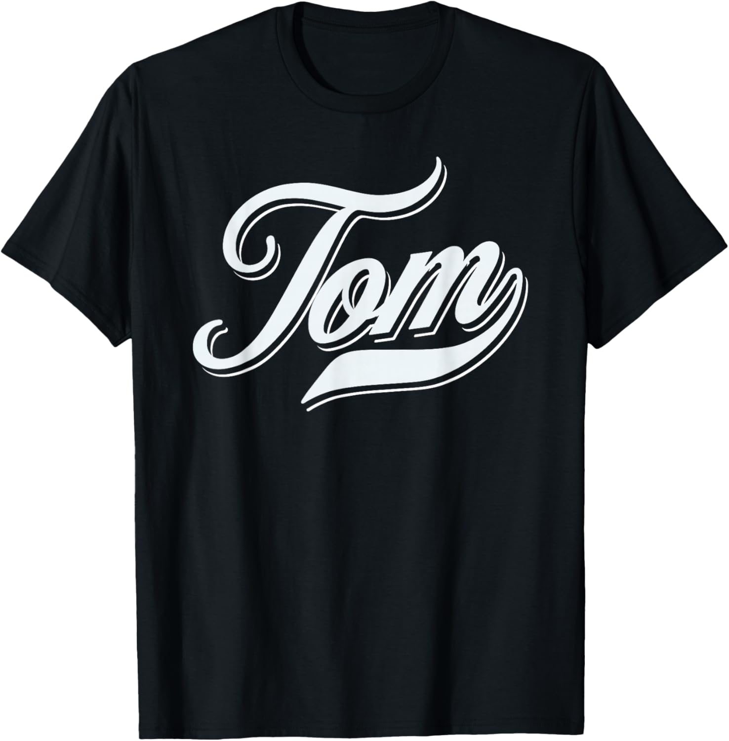 Man Boys Funny Funny Gift First Name For Tom , Black, S T-Shirt - T-Shirt | Black