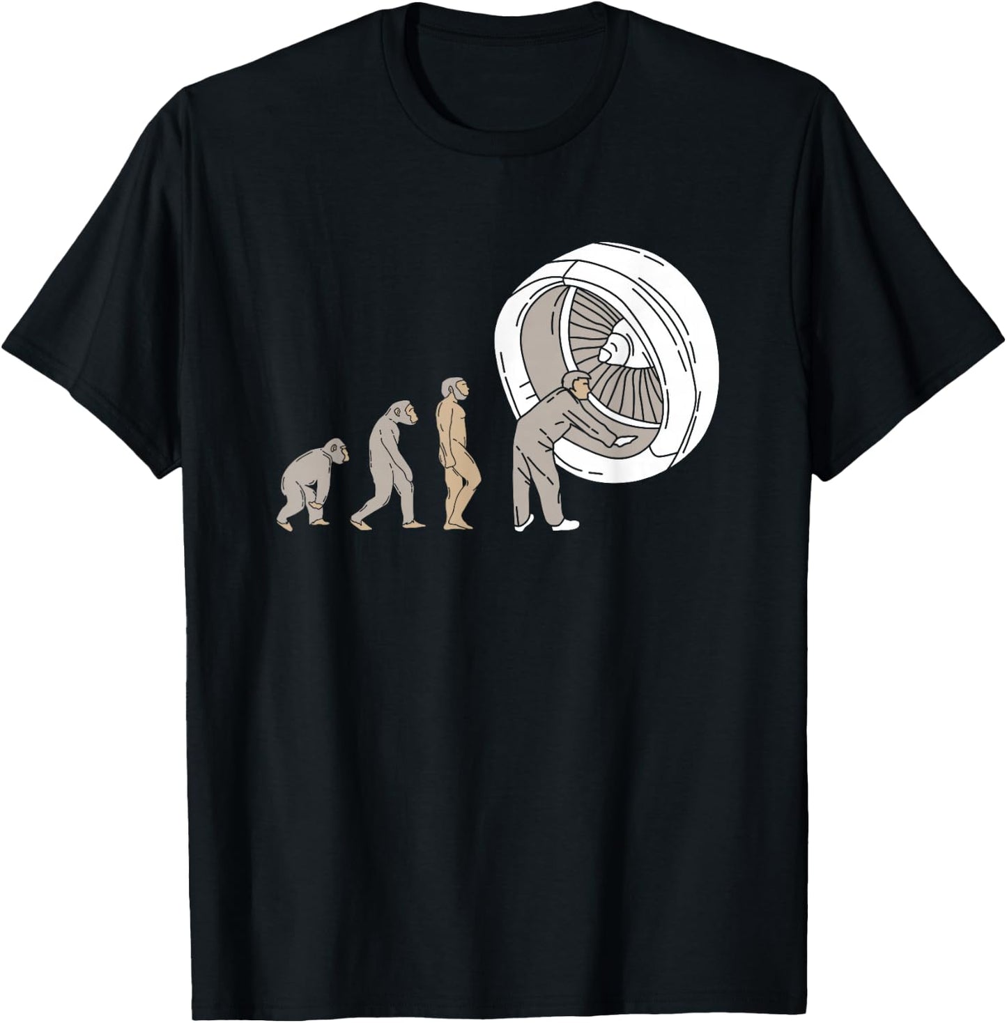 Airplane Mechanic Aircraft Maintenance Technician T-Shirt - T-Shirt | Black