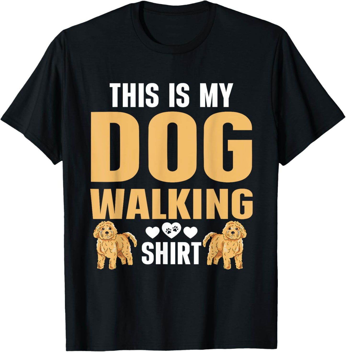 Dog Walker Professional Pet Sitter This Is My Dog Walking T-Shirt - T-Shirt | Black