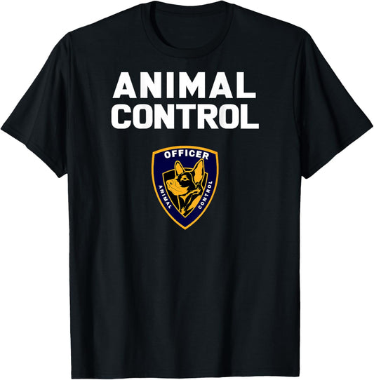 Animal Control & Rescue Officer Wildlife Control Operator T-Shirt - T-Shirt | Black