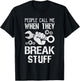 Mechanic Work Wrenching Repairman Costume Engine Mechanic T-Shirt - T-Shirt | Black