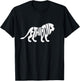 Ethiopia Lion Word Art - Funny Animal T-Shirt - T-Shirt | Black