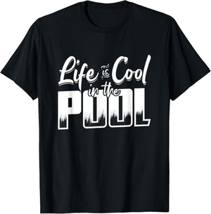 Lifeguard Bath Master Saying Swimming Teacher T-Shirt - T-Shirt | Black