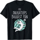 My Daughters Biggest Fan Volleyball Family Mom Dad Men Women T-Shirt - T-Shirt | Black