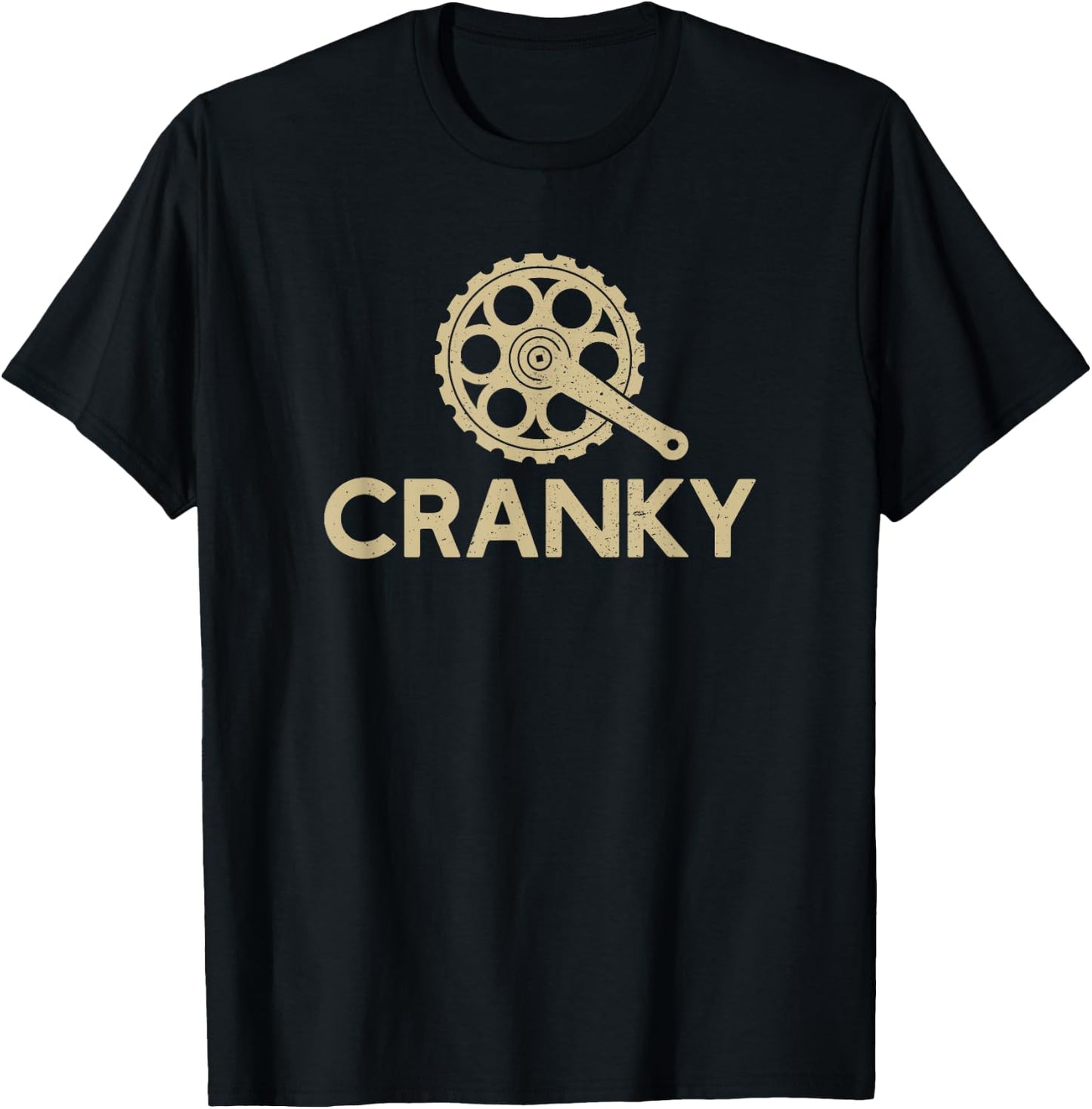 Cranky Bike Gear | Cycling Gift | Cyclist | Bicycle Lover T-Shirt - T-Shirt | Black