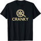 Cranky Bike Gear | Cycling Gift | Cyclist | Bicycle Lover T-Shirt - T-Shirt | Black