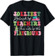 Jolliest Bunch of Teachers This Side Of The Playground X-mas T-Shirt - T-Shirt | Black
