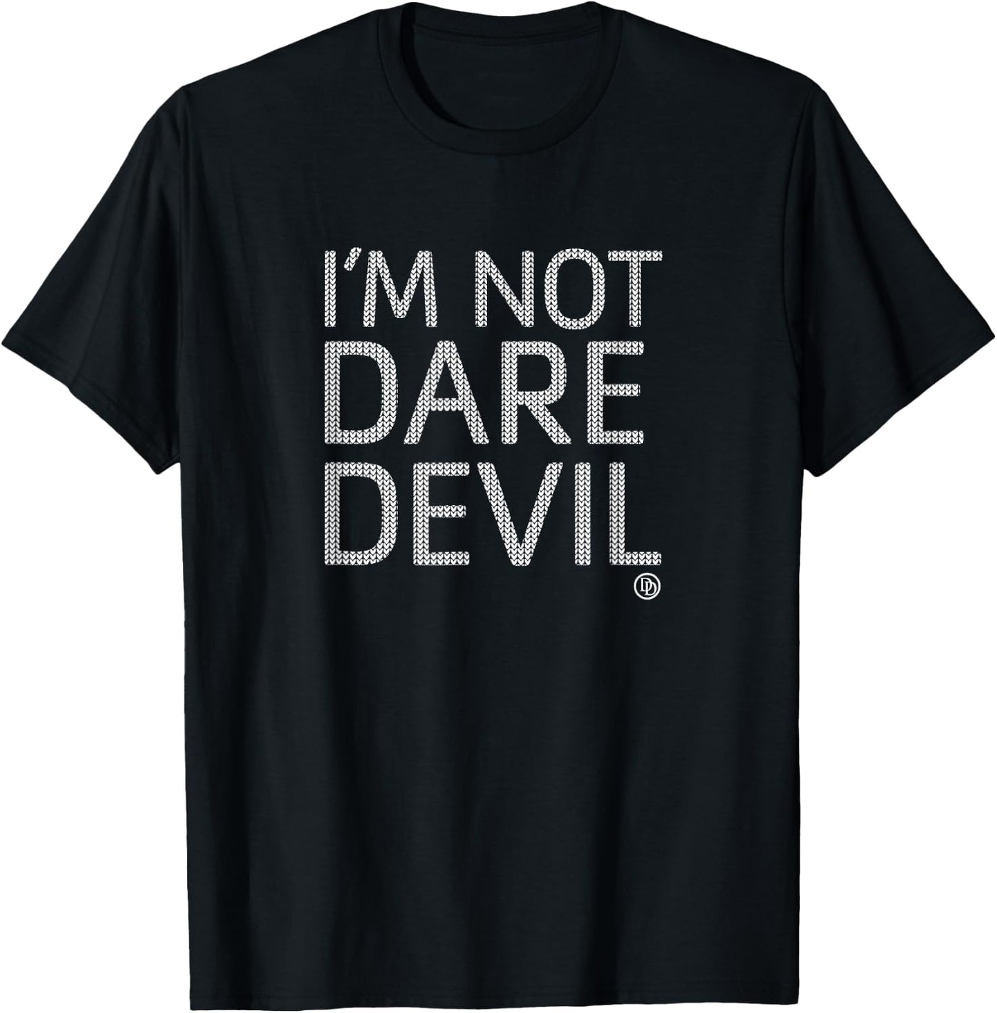 Marvel Holiday I'm Not Daredevil Holiday Sweater T-Shirt - T-Shirt | Black