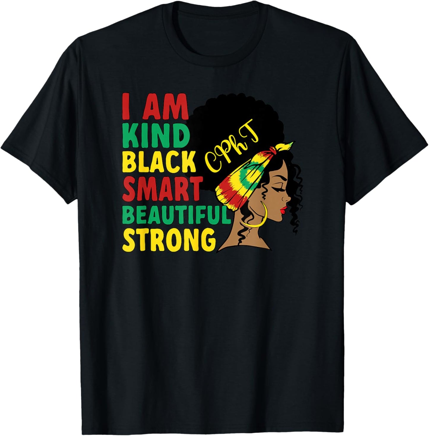 Black CPhT African American Certified Pharmacy Technician T-Shirt - T-Shirt | Black