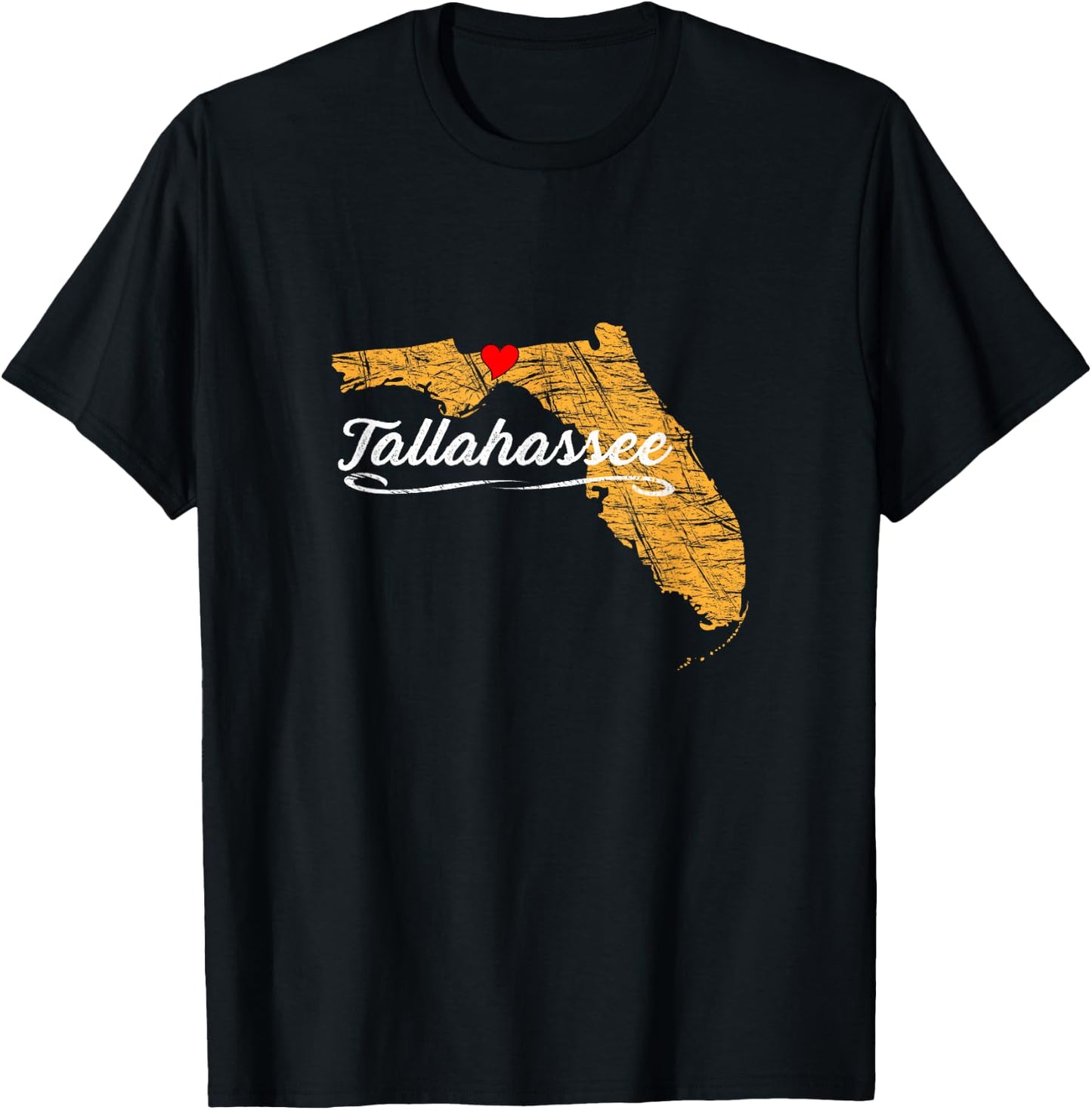 City of Tallahassee Florida Vacation Souvenir Graphic T-Shirt - T-Shirt | Black