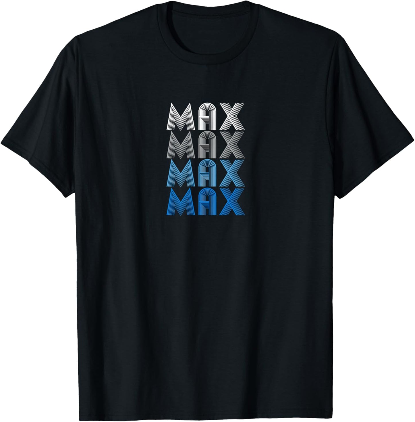 Max - Boys Name Birthday Gift T-Shirt - T-Shirt | Black