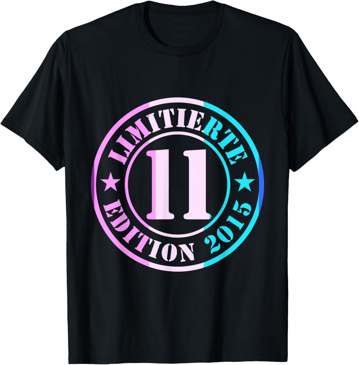 11. Geburtstag Junge Mädchen Limited Edition 2012 Jahre T-Shirt - T-Shirt | Black