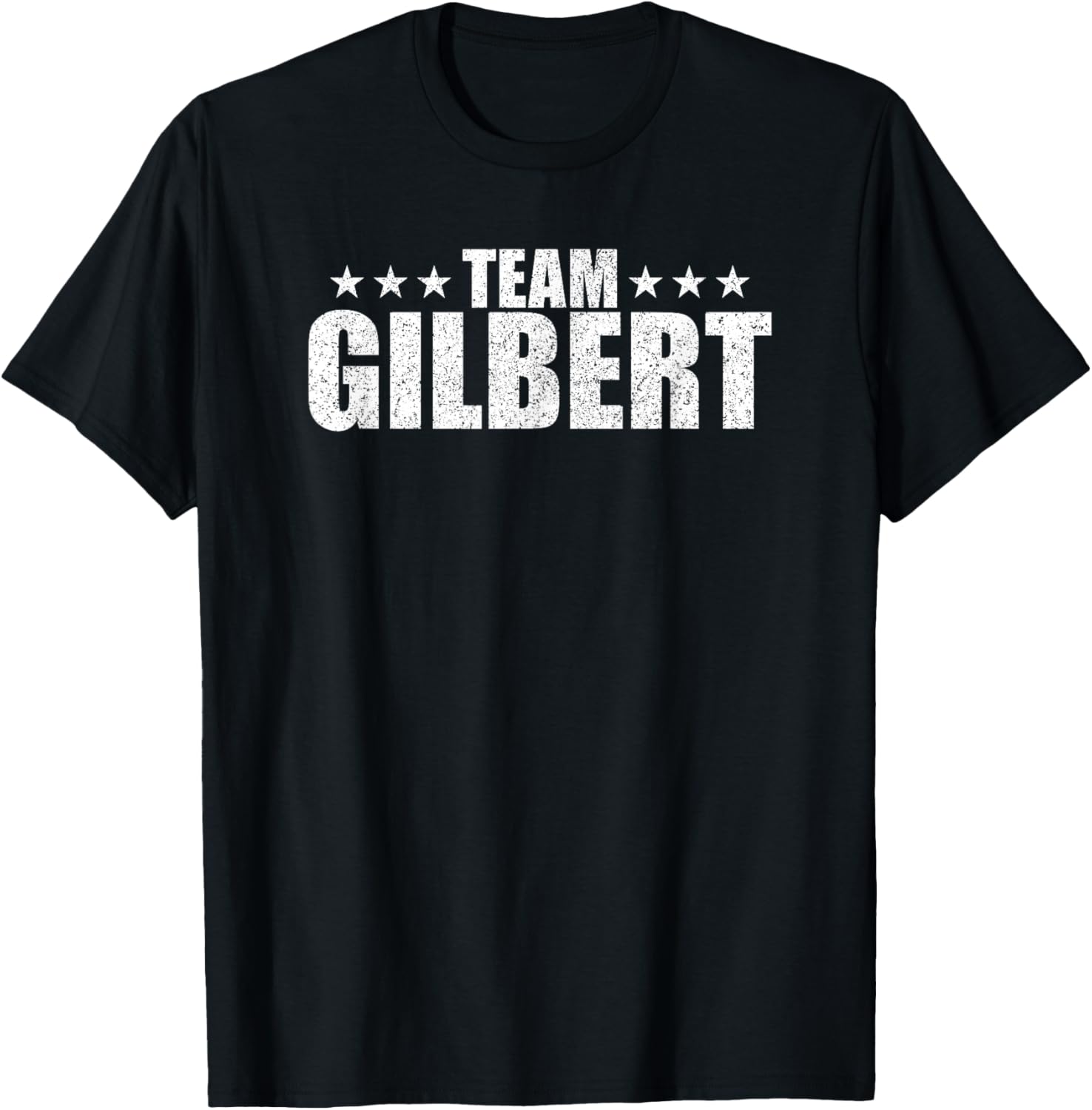 Gilbert Surname Family Birthday Gilbert Lastname Couple T-Shirt - T-Shirt | Black